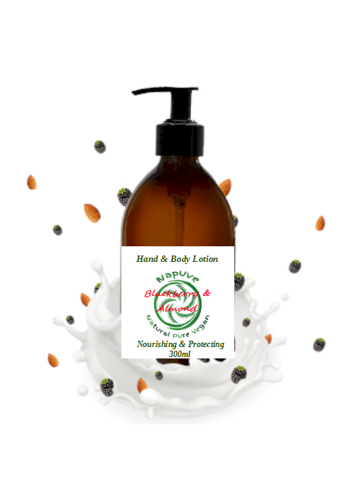 300ml Blackberry & Almond Body Lotion Napuve