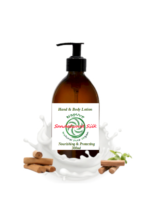 300ml Hand & Body Lotion - Sandalwood Silk