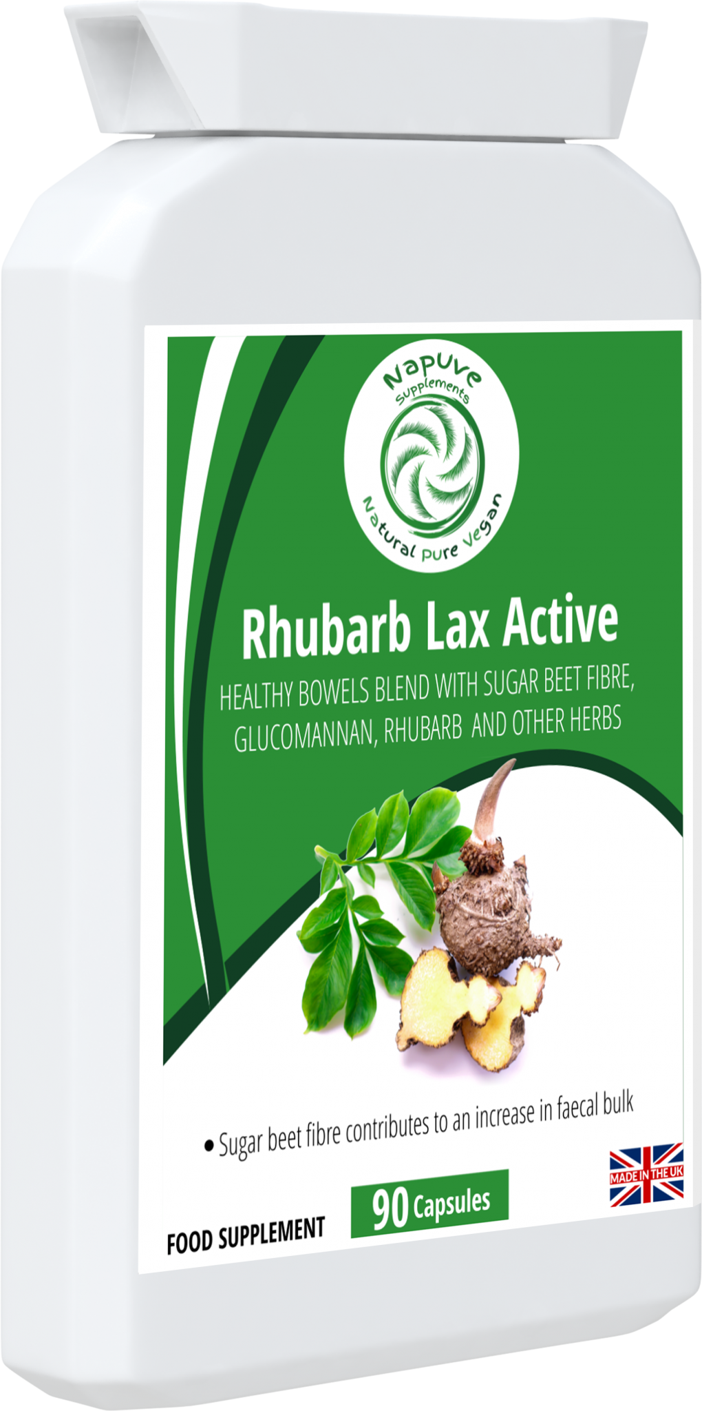 Rhubarb Lax Active - Herbal colon blend Napuve