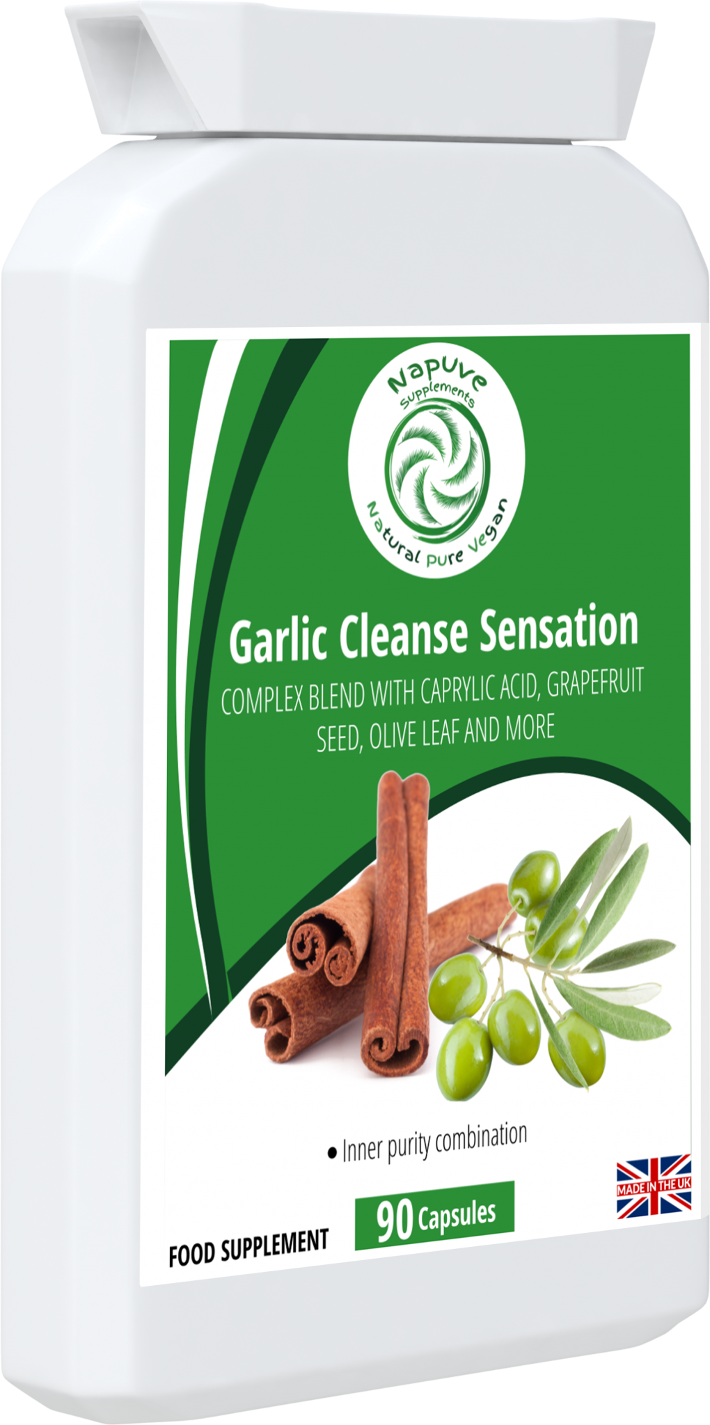 Garlic Cleanse Sensation – Natural Body Detox Supplement