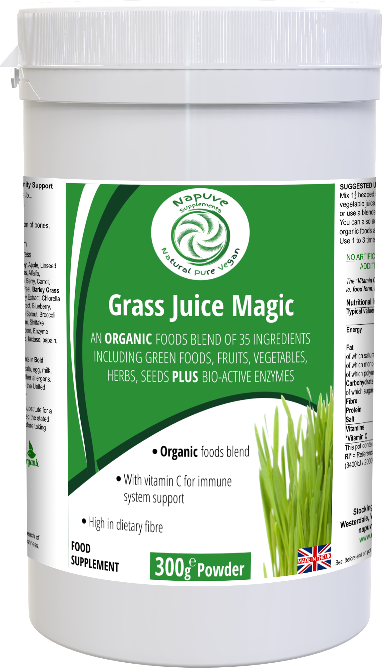 Grass Juice Magic – Green Superfood Supplement Napuve