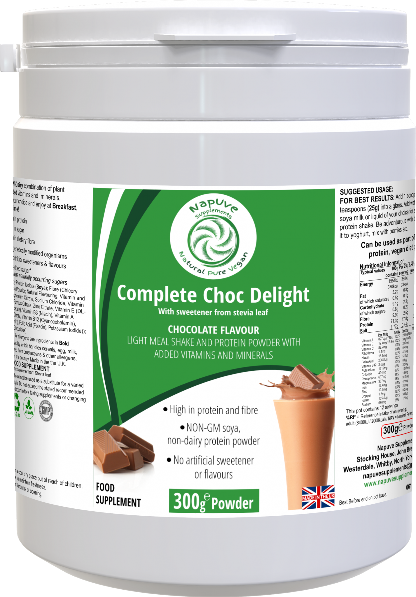 Complete Choc Delight – All Natural Whey Protein Powder