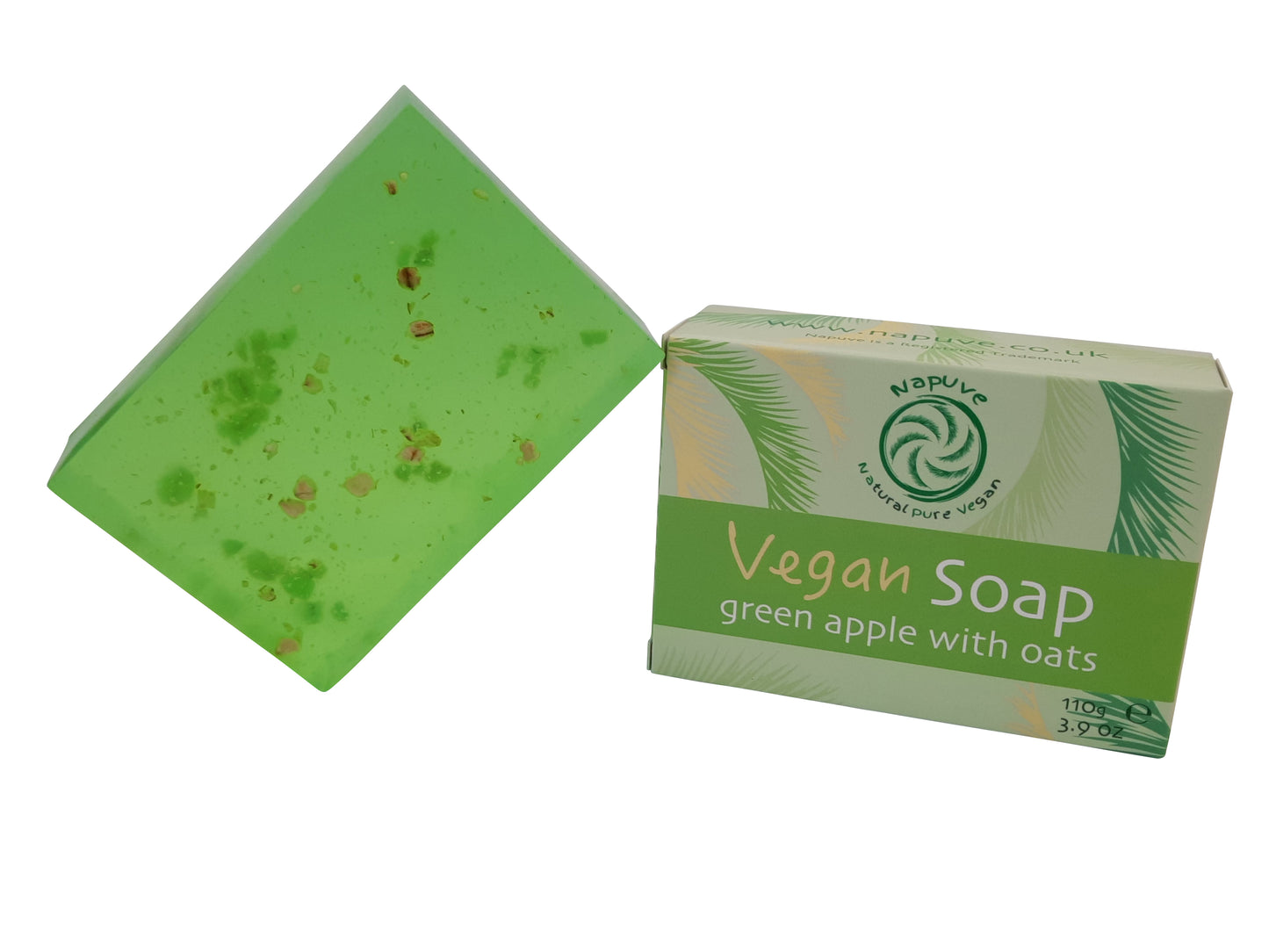 Vegan Soap - Green Apple with Oats 110g