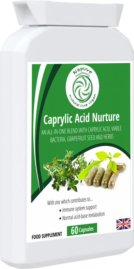 Caprylic Acid Nurture – Gut & Dietary Supplement