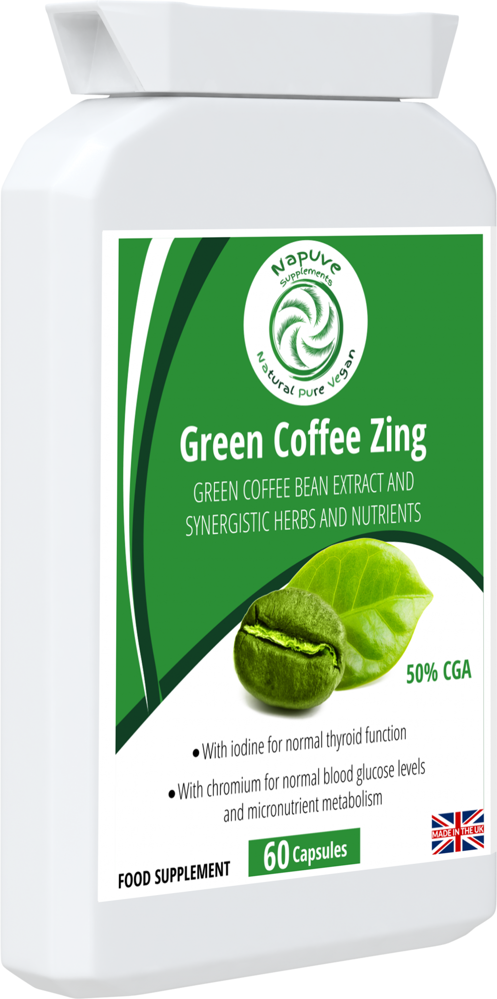 Green Coffee Zing – Green Coffee Bean Extract