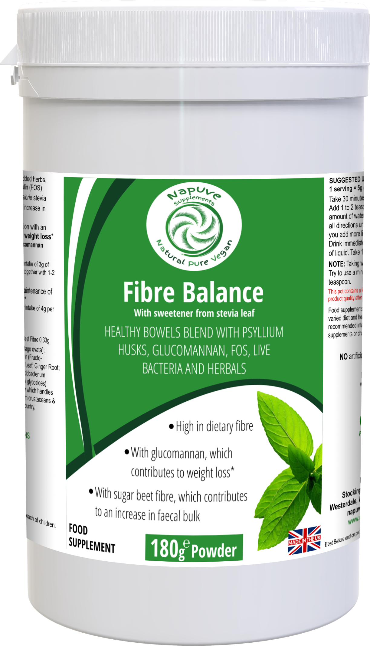 Fibre Balance - High dietary fibre, bulk and weight loss blend