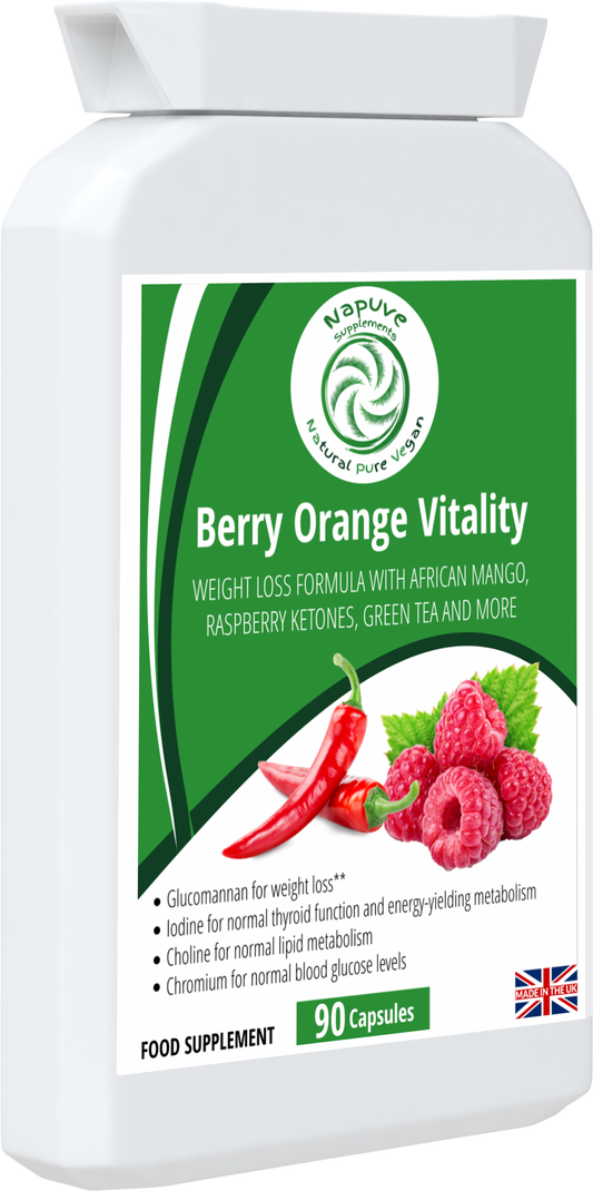Berry Orange Vitality - An ‘in shape’ combination 0f 11 herbal food supplements