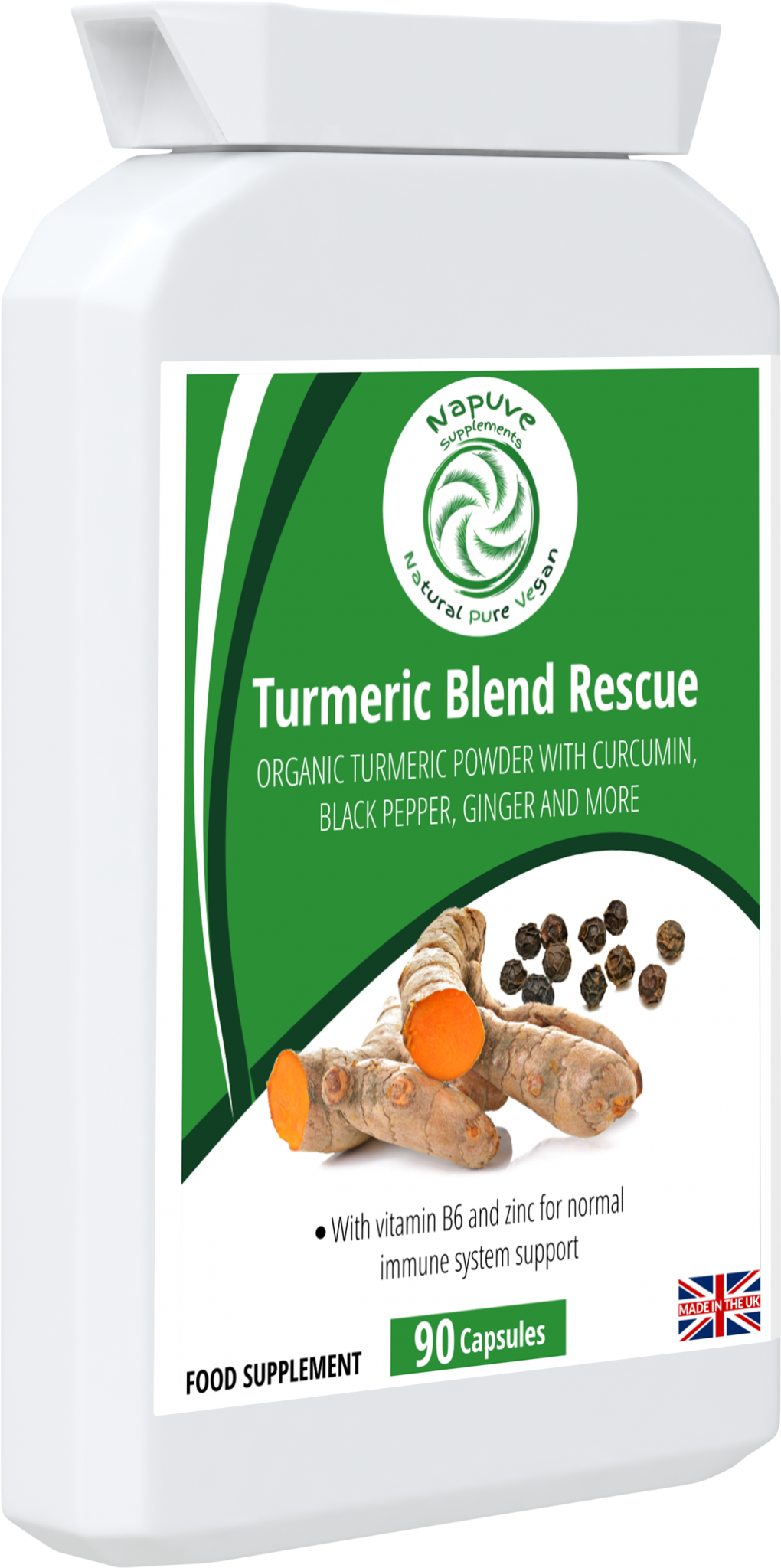 Turmeric Blend Rescue – Turmeric Ginger Supplement