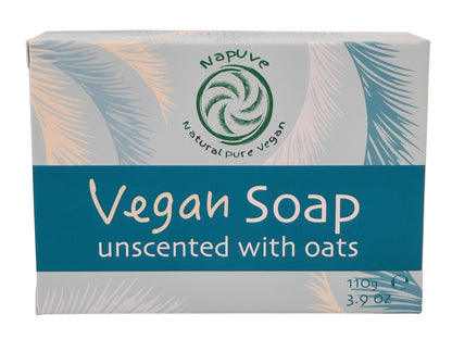 Vegan Soap Unscented with Oats 110g/3.9oz