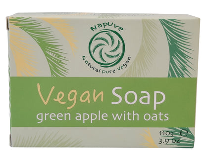 Vegan Soap - Green Apple with Oats 110g